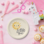 サンシャインリトルワンベビーシャワー ペーパープレート (パーティー)