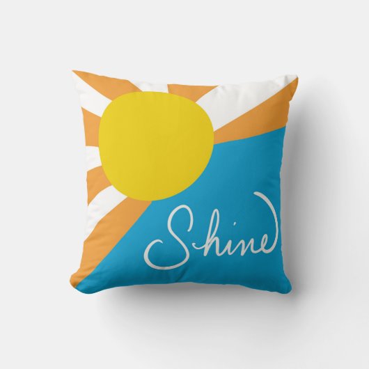 サンシャインレイズオブハピネスby @ Cathy Thompson クッション (正面)