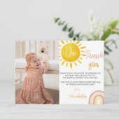 サンシャインレインボーサンキューカードボホ誕生日 サンキューカード (スタンド正面)