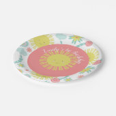 サンシャインレインボーフローラ誕生日  ペーパープレート (アングル)