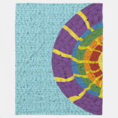 サンシャインレインボーブランケット フリースブランケット (正面)