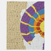 サンシャインレインボーブランケット フリースブランケット (正面)