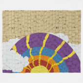 サンシャインレインボーブランケット フリースブランケット (正面(横))