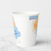 サンシャインレインボーベビーシャワーありがとう 紙コップ (右)