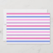 サンシャインレインボー誕生日フォト招待状 サンキューカード (裏面)