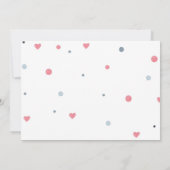 サンシャインレインボー1stバースデーフォト招待状 サンキューカード (裏面)