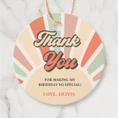 サンシャインレトロレインボーサンキューバースデーパーティー フェイバータグ (正面)
