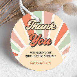 サンシャインレトロレインボーサンキューバースデーパーティー フェイバータグ