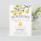 サンシャインレモネードとおもしろいガールズバースデーパーティー 招待状 (スタンド正面)
