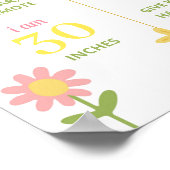 サンシャインワイルドフラワー1stバースデーマイルストーンポスター ポスター (角)