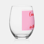 サンシャインワイングラスで愛を消費 ステムなしワイングラス (右)