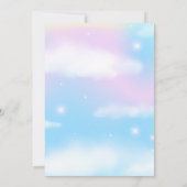 サンシャイン名前をカスタムするハッピーバースデーグリーティングカード (裏面)