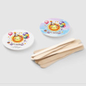 サンシャイン名前をカスタムするハッピーバースデー ハンドファン (組立なし)