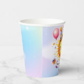 サンシャイン名前をカスタムするハッピーバースデー 紙コップ (右)