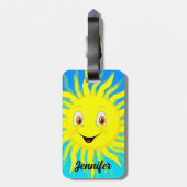 サンシャイン名前をカスタムする ラゲッジタグ (裏面縦)