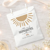 サンシャイン好みバッグの赤ちゃんシャワーまたは誕生日 フェイバーバッグ (クリップ留めされた状態)