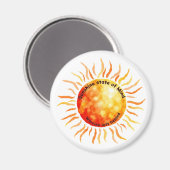 サンシャイン州の心、悩み離れの後ろ マグネット (正面/裏面)