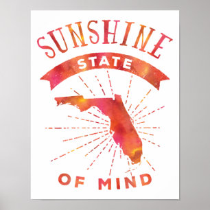 サンシャイン州オブマインドフロリダ ポスター