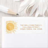 サンシャイン差出人住所 ラベル (インサイチュ)