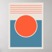 サンシャイン抽象デザイン ポスター (正面)