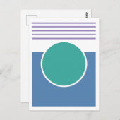 サンシャイン抽象デザイン ポストカード (正面/裏面)