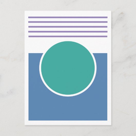 サンシャイン抽象デザイン ポストカード (正面)