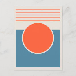 サンシャイン抽象デザイン ポストカード