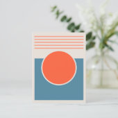 サンシャイン抽象デザイン ポストカード (スタンド正面)