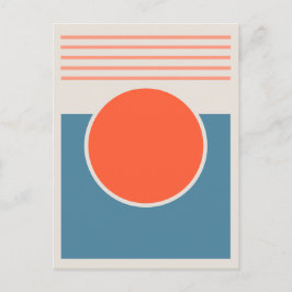 サンシャイン抽象デザイン ポストカード