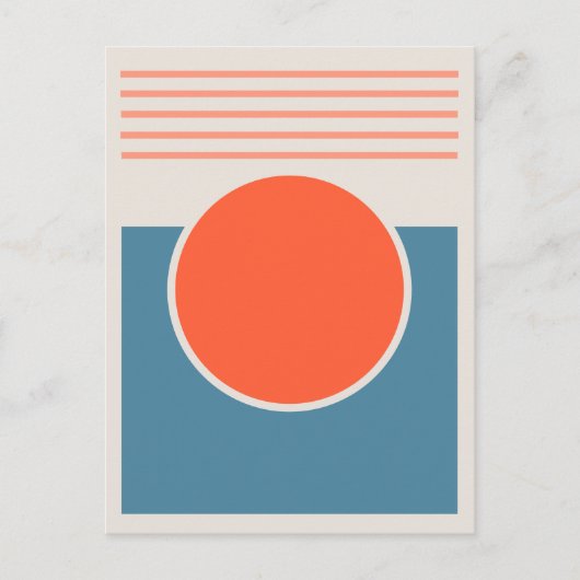 サンシャイン抽象デザイン ポストカード (正面)