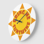 サンシャイン時計を持って来て ラージ壁時計 (傾斜)