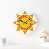 サンシャイン時計を持って来て ラージ壁時計 (ホーム)