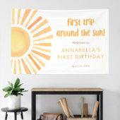 サンシャイン最初ののまわりに旅行は太陽1番目の誕生日 横断幕