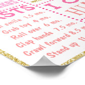 サンシャイン最初の誕生日ボードの看板ポスターガール ポスター (角)