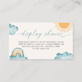 サンシャイン来ここの息子のディスプレイシャワー エンクロージャーカード (正面)