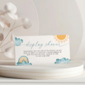 サンシャイン来ここの息子のディスプレイシャワー エンクロージャーカード