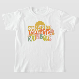 サンシャイン棒つきキャンデーとレインボウズ Tシャツ