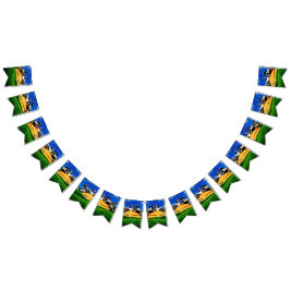 サンシャイン水玉模様バンティングバナー バンティングフラッグ