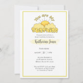 サンシャイン男女兼用キュートサンベビーシャワー 招待状 (正面)