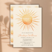 サンシャイン男女兼用ベビーシャワー 招待状