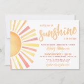 サンシャイン男女兼用ボホサンベイビーシャワー 招待状 (正面)