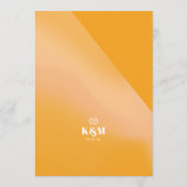 サンシャイン結婚タイポグラフィズピンク/マリゴールドID1048 メニュー (裏面)