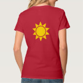 サンシャイン記号 Tシャツ (裏面)