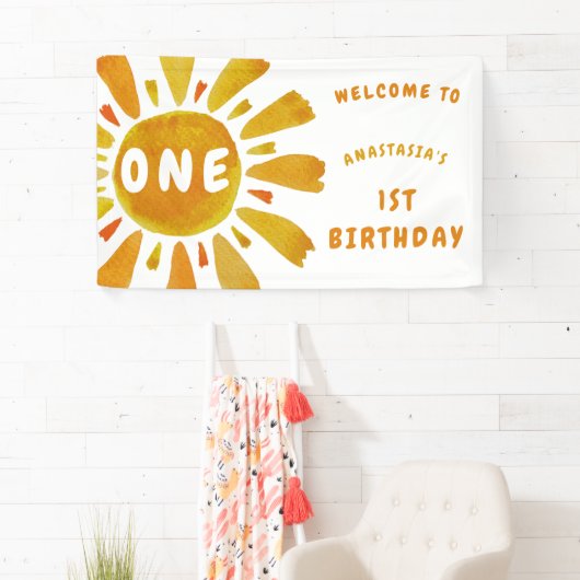 サンシャイン誕生日へようこそ 横断幕 (インサイチュ)