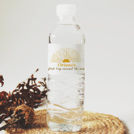 サンシャイン誕生日ウォーターボトルラベル ペットボトルラベル