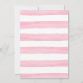 サンシャイン誕生日ガールサンキューカード夏 招待状 (裏面)