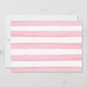 サンシャイン誕生日ガールサンキューカード夏 招待状 (裏面)