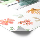 サンシャイン誕生日1年目の写真マイルストーン ポスター (角)