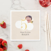 サンシャイン誕生日 スタンダードランチョンナプキン (インサイチュ)