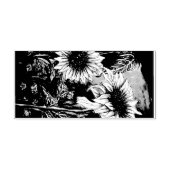 サンシャイン開花 ラバースタンプ (インプリント)